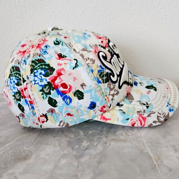 San Francisco Hat Floral Pattern Baseball Cap by Robin Ruth. Snap Back‎ - Picture 4 of 6